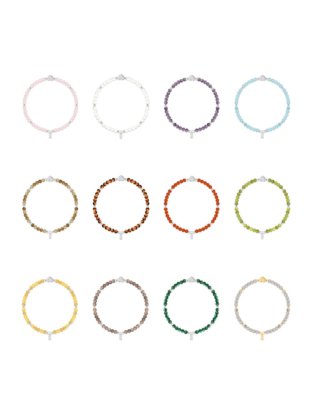 Life Charms Healing Stones Bracelet