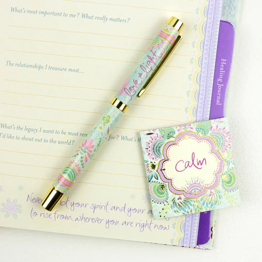 Love & Light Rollerball Pen - Purple Ink