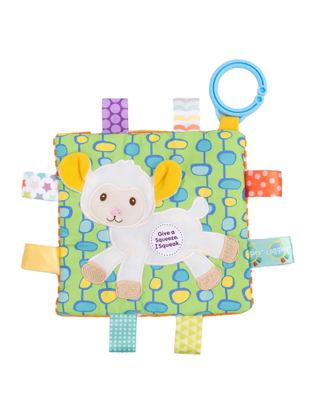 Taggies Sherbert Lamb Crinkle Me | Mary Meyer
