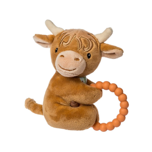 Hetty Highland Cow Teether Rattle | Mary Meyer