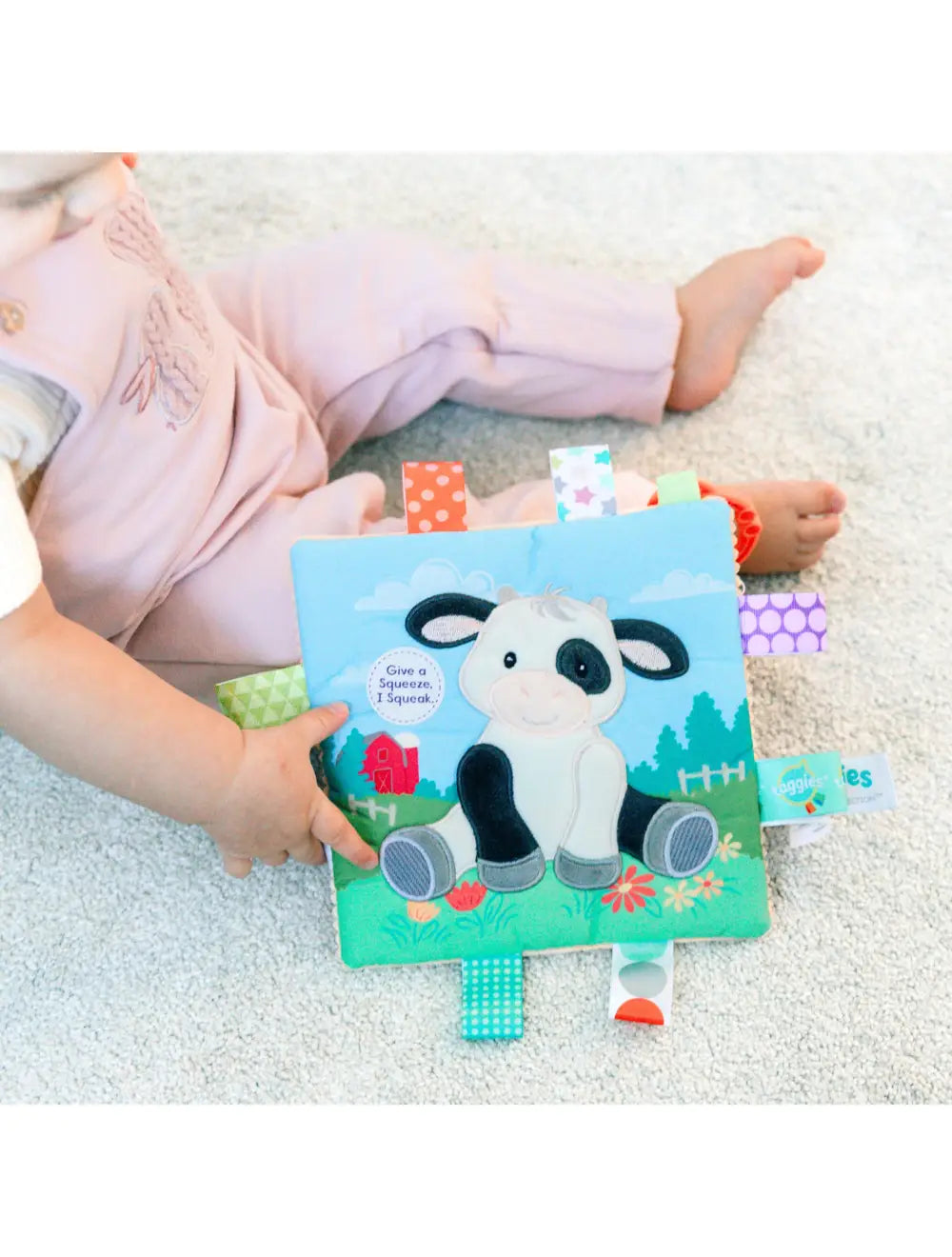 Taggies Buttercup Cow Crinkle Me | Mary Meyer