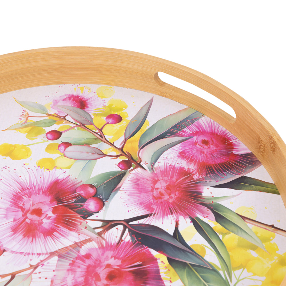 Native Blooms Round Serving Tray | Splosh