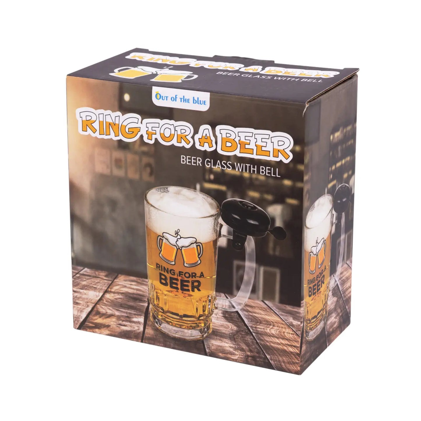 Out Of The Blue Beer Glass With Bell | Splosh