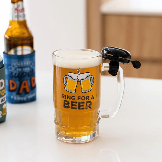 Out Of The Blue Beer Glass With Bell | Splosh