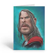 Thor - Greeting Cards - Blank. Loudmouth Range