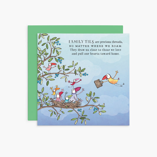 Family Ties | Twigseeds Greeting Card