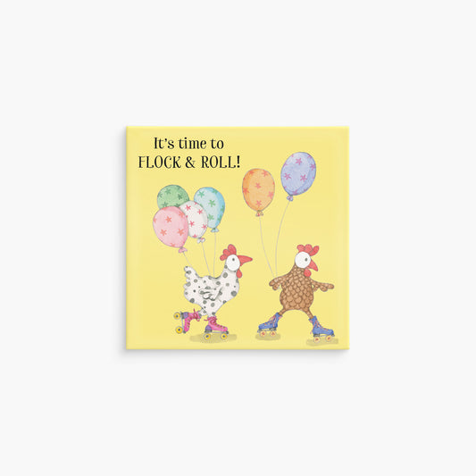 It's Time to Flock and Roll | Twigseeds Magnet