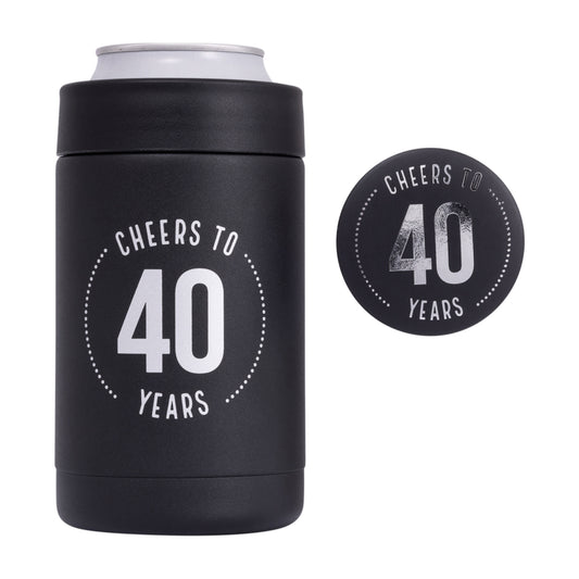 Celebration 40th Birthday Insulated Drink Cooler & Badge Set | Splosh