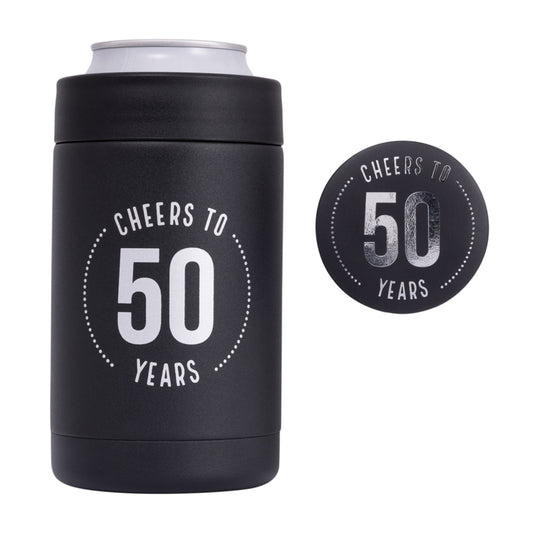 Celebration 50th Birthday Insulated Drink Cooler & Badge Set | Splosh