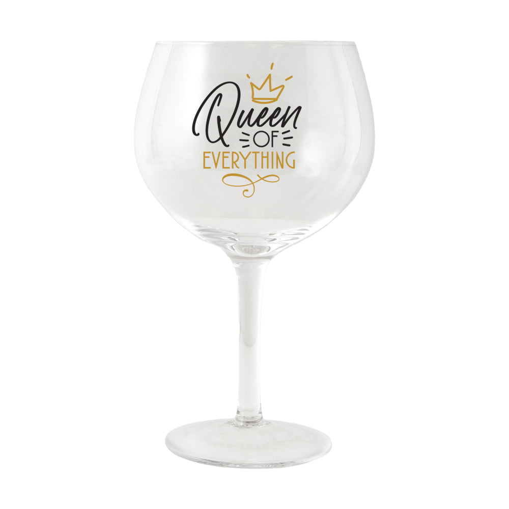 Sip Celebration Queen Balloon Glass