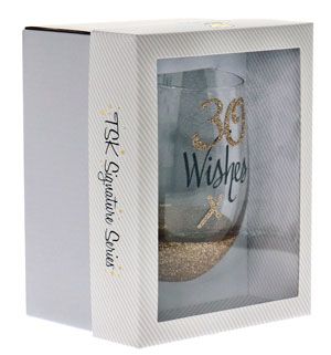 30 Wishes Stemless Wine Glass