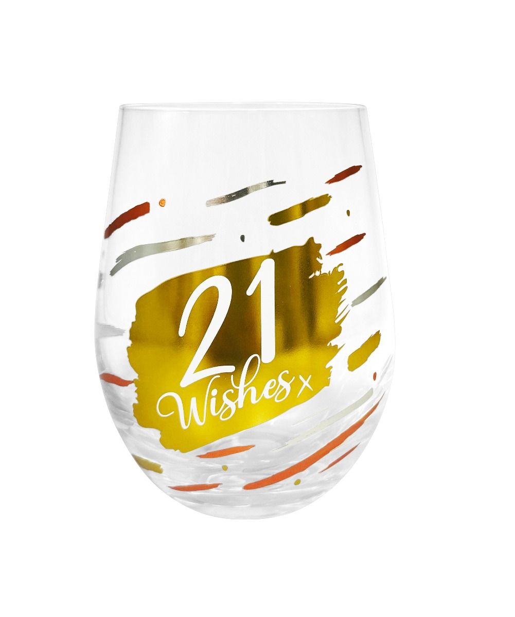 21 Wishes Luxe Stemless Wine Glass