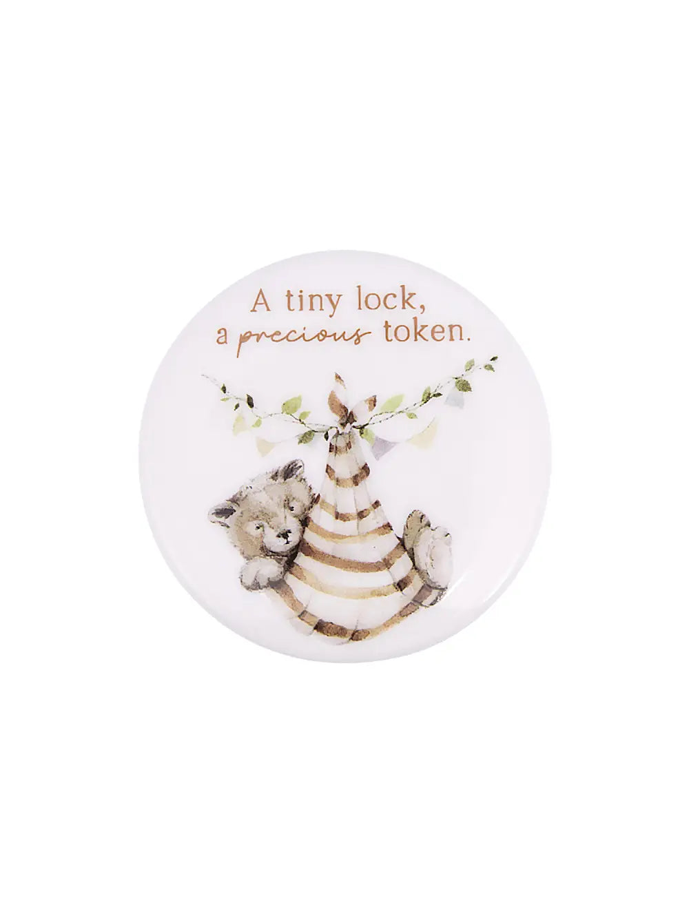 First Curl Ceramic Keepsake Box | Tiny Wonders