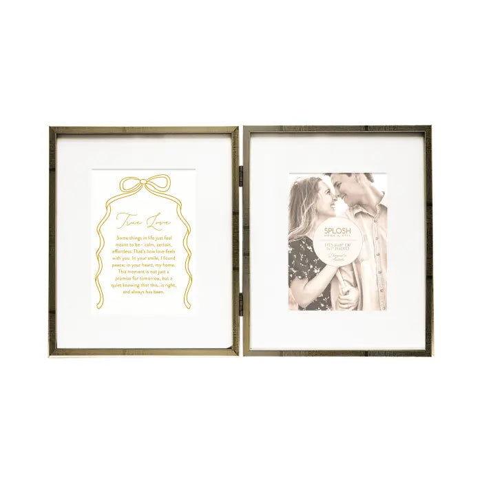 Wedding True Love Double Frame | Splosh