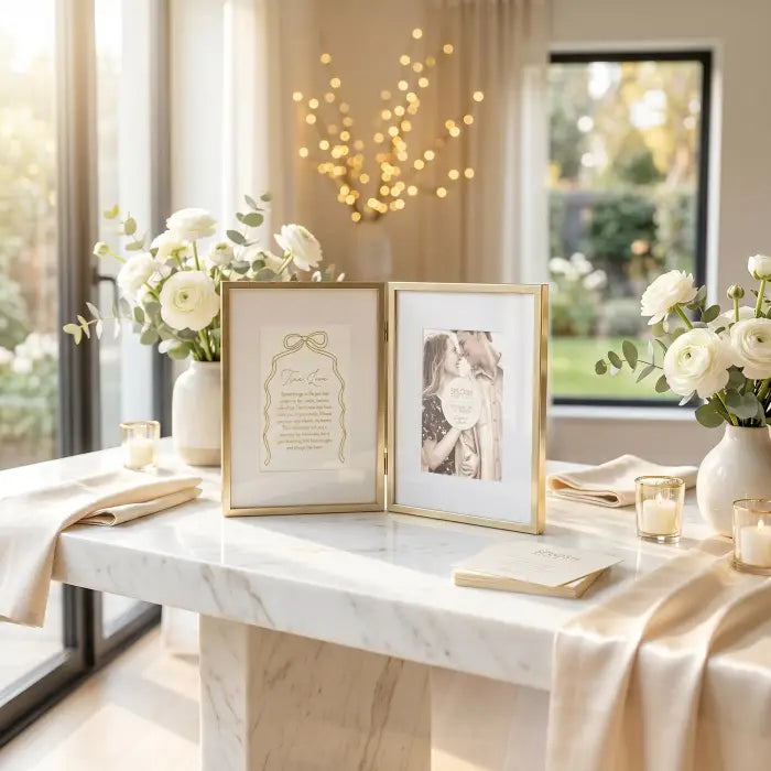 Wedding True Love Double Frame | Splosh