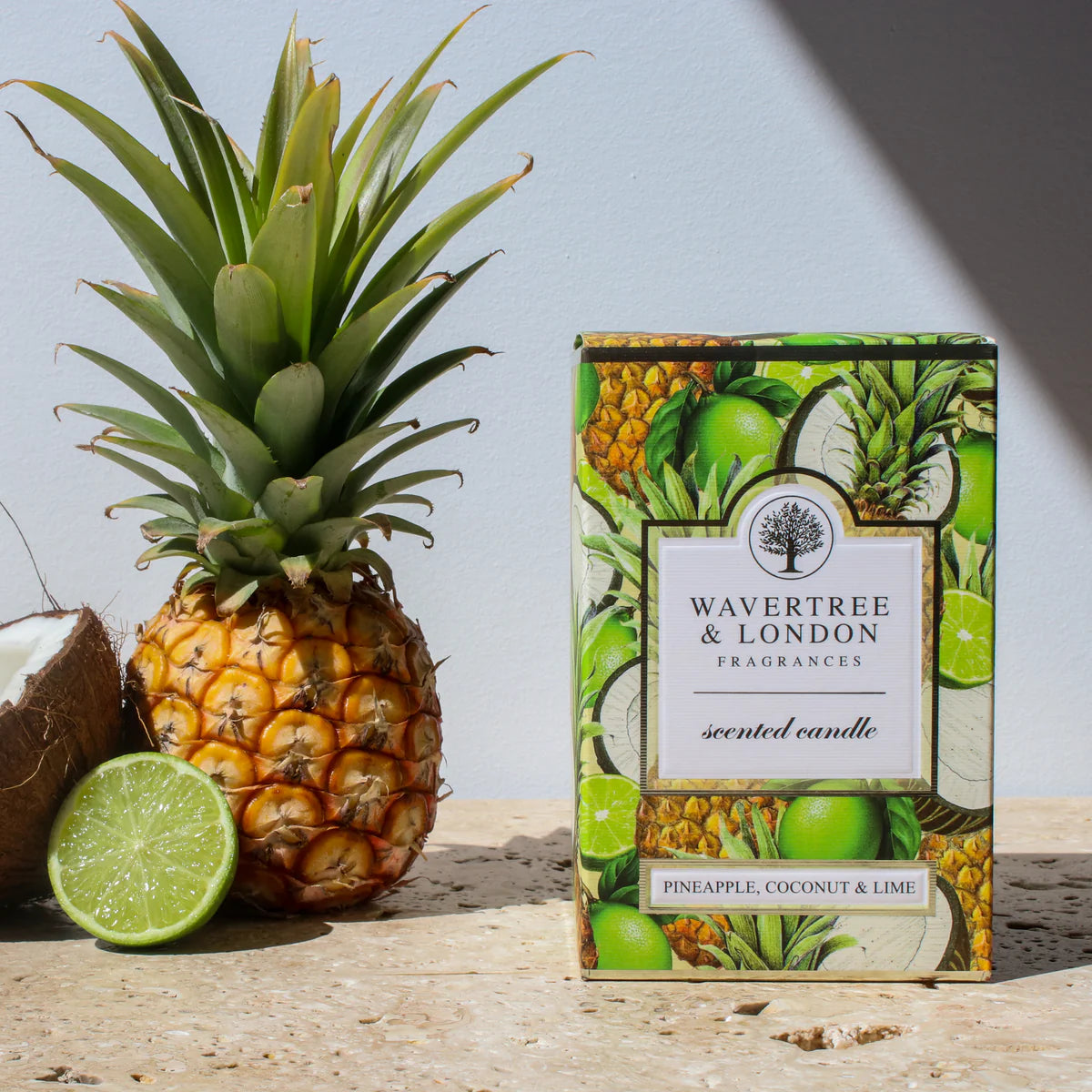 Pineapple, Coconut & Lime Candle | Wavertree & London