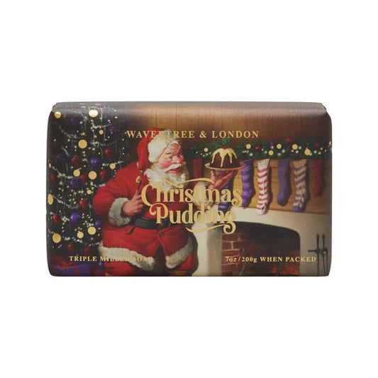 Christmas Pudding Soap Bar 200g | Wavertree & London
