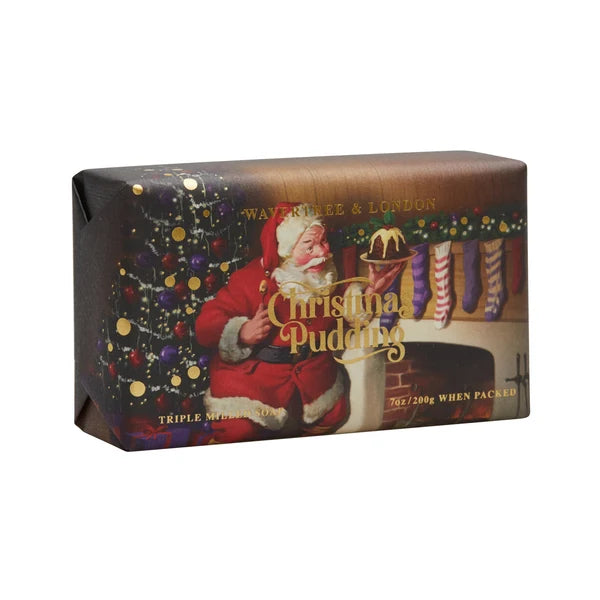 Christmas Pudding Soap Bar 200g | Wavertree & London