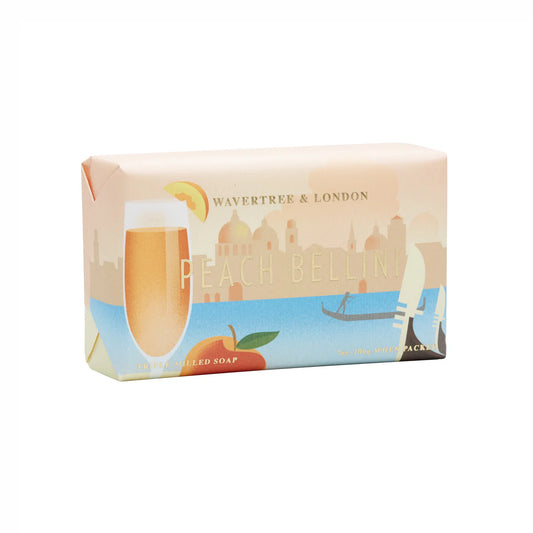 Peach Bellini Soap Bar 200g | Wavertree & London