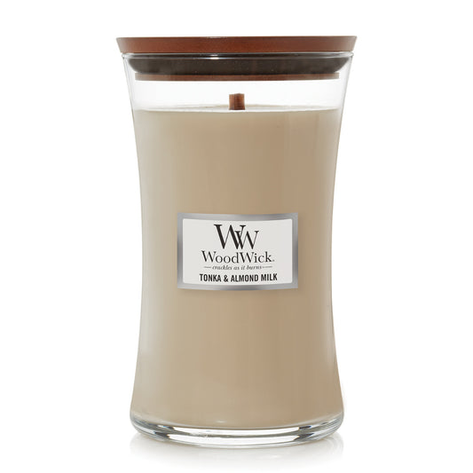 WoodWick Tonka & Almond Milk - Large