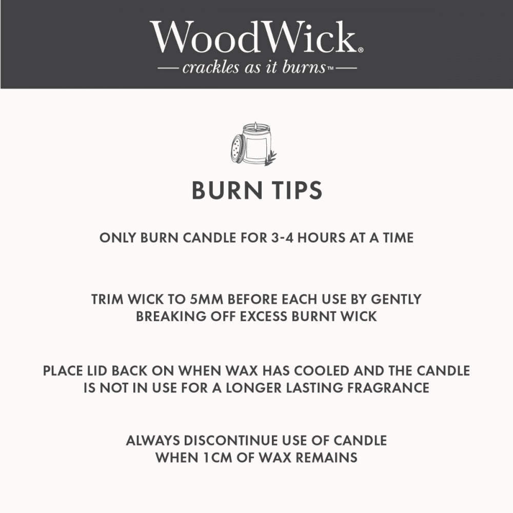 WoodWick Currant  Candle- Medium