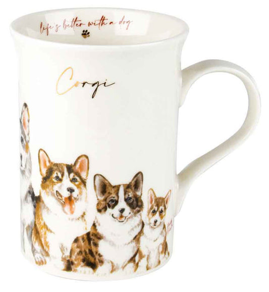 Mug Muddy Paws Corgi 360ml