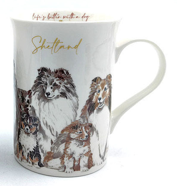 MUDDY PAWS SHETLAND MUG