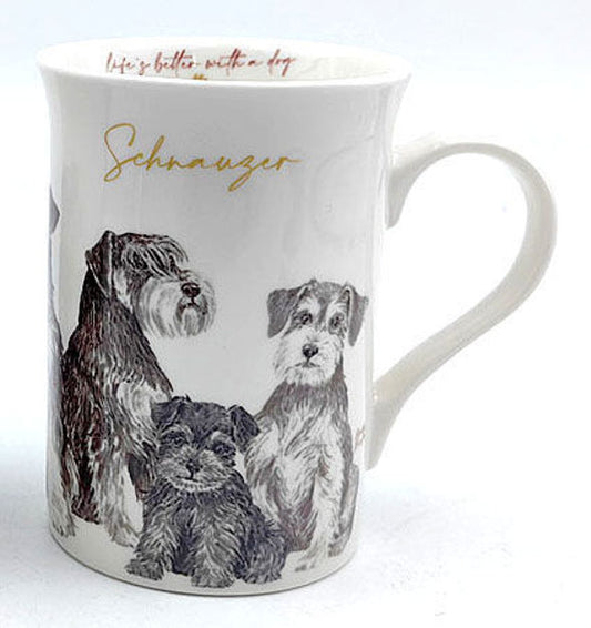 MUDDY PAWS SCHNAUZER MUG