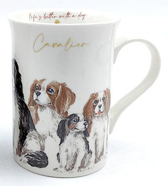 MUDDY PAWS CAVALIER MUG