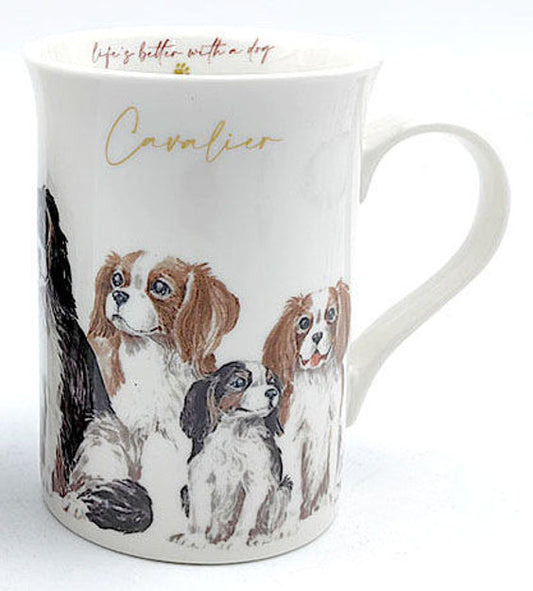 MUDDY PAWS CAVALIER MUG