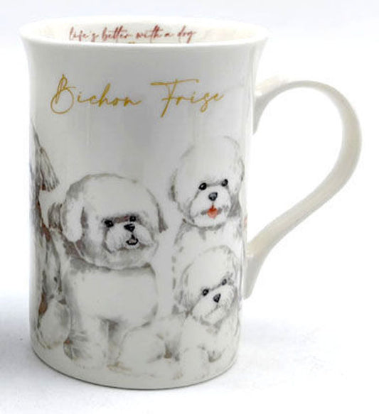 MUDDY PAWS BICHON FRISE MUG