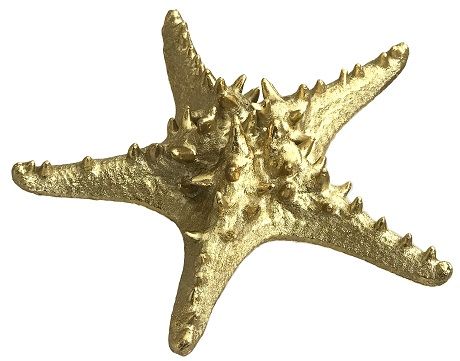 STARFISH GOLD 21.5 x 20 x 5CM