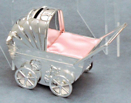 Silver Plated Bank Pram