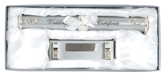 Wedding - Certificate Holder & Stand