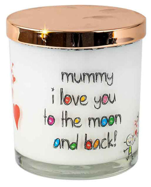 Crayon Candle - Vanilla - Mummy I Love You to the Moon and Back