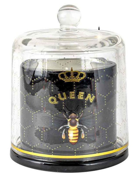 QUEEN BEE CANDLE WITH CLOCHE