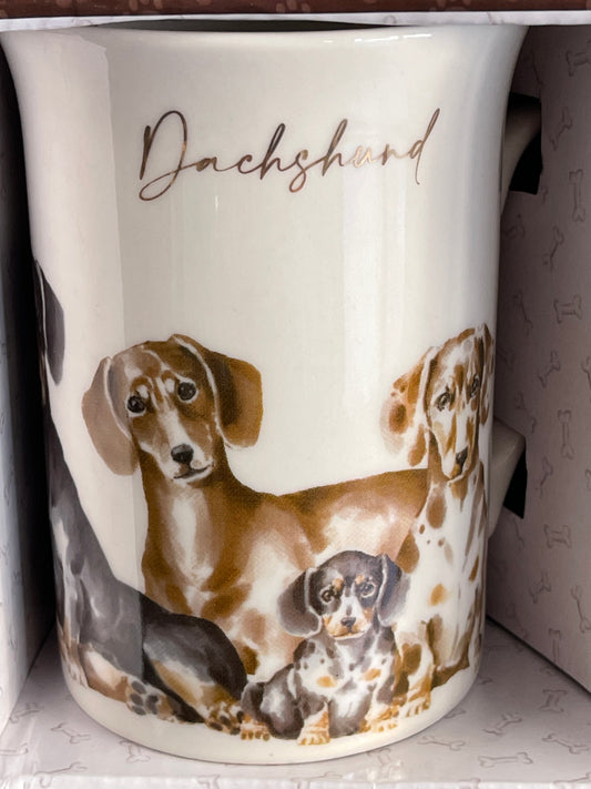 Mug Muddy Paws Daschshund 360ml