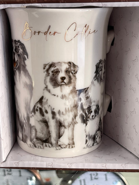 Mug Muddy Paws Border Collie 360ml