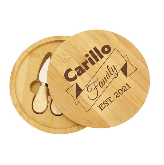 Bamboo Cheese Gift Set with Tools