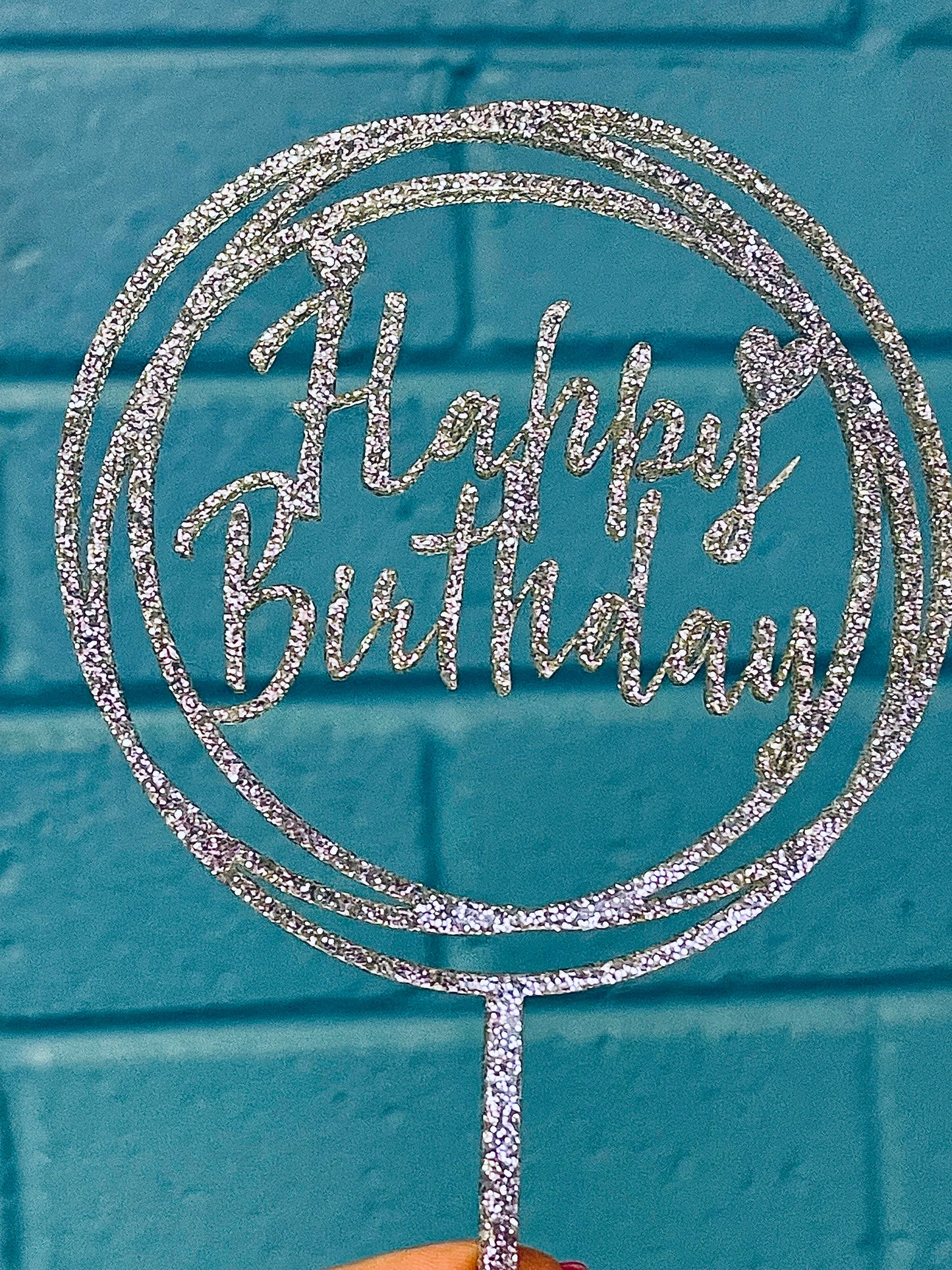 Birthday Cake topper - personalised