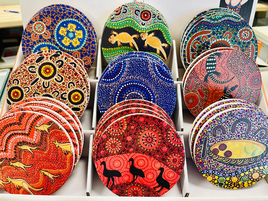 Koh Living Ceramic Coasters - Dreamtime Stories