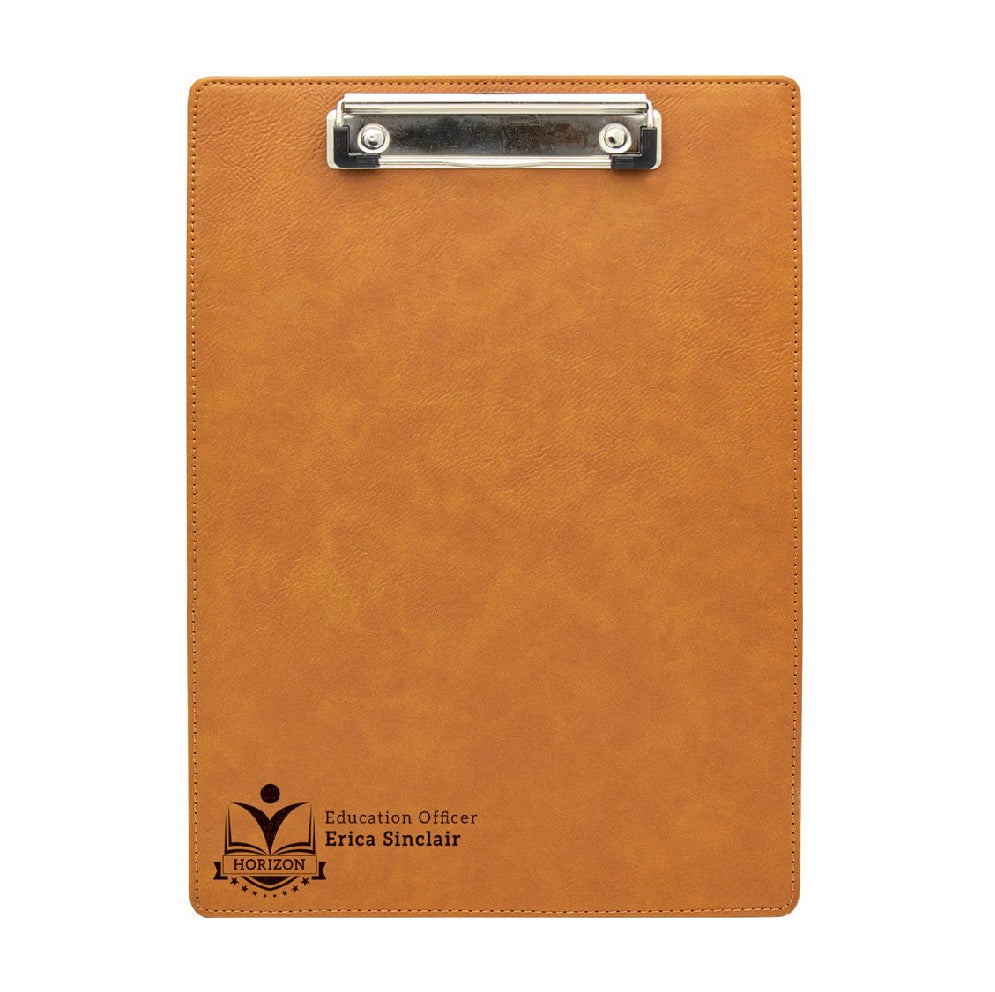 Leatherette Clipboard Rawhide