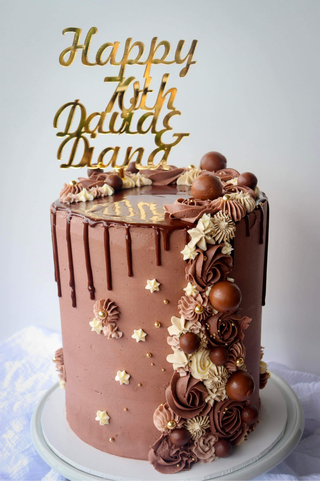 Birthday Cake topper - personalised