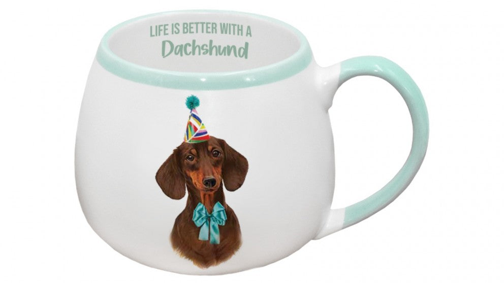 Splosh Painted Pet Dachshund Mug